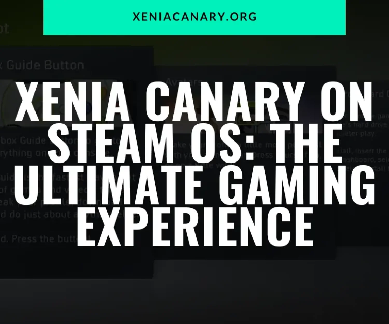Xenia Canary on Steam OS